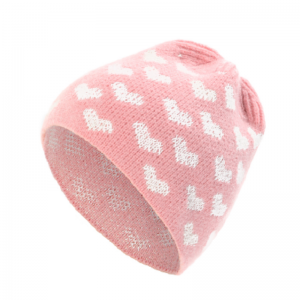 Отразяваща прежда, жакард плетена шапка